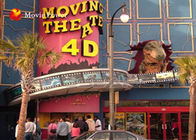 หมอกหน้าจอขนาดใหญ่กลิ่นไฟ 4-D โรงภาพยนตร์จำลองสำหรับสวนสนุก