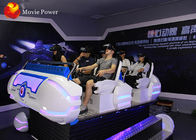 ใบรับรอง CE 9D VR Cinema มหัศจรรย์ 6dof Electric Motion Platform 12d Kino 6 ที่นั่ง