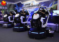 3 Dof Platform VR Car Racing 9D Simulator รองรับการแข่งขันแบบ Multiplayer