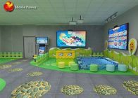 3D Interactive Projection Painting เครื่องวิดีโอเกมปลาสำหรับสนามเด็กเล่นในร่ม