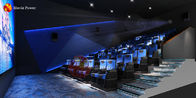 Immersive Experience 3d 9 ที่นั่งโรงภาพยนตร์โฮมเธียเตอร์ระบบ Simulator