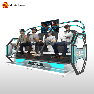 Virtual Reality Roller Coaster เก้าอี้ไข่เทคโนโลยีไดนามิก 9d Vr Cinema Machine