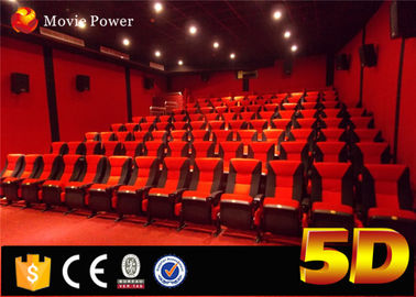 3D Visual และ 5D Motional 24 Seat ภาพยนตร์ 5d ด้วยเทคนิคพิเศษ Popular In Amusement Park