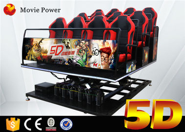 โรงภาพยนตร์ไฮโดรลิก 5d พร้อม Motion Platform 4d Motion Seat 5d ภาพยนตร์ระบบภาพยนตร์อุปกรณ์