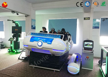 กระบอกสูบไฟฟ้า VR 5D / 9D Cinema Luxury 6 ที่นั่งจำลองการเลียนแบบเย็น