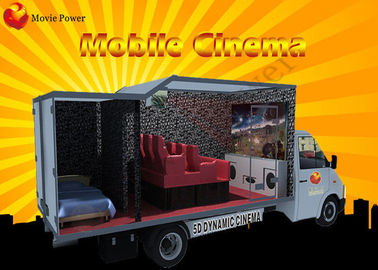 มัลติ 6/9/12 ที่นั่งโรงภาพยนตร์โรงภาพยนตร์ / รถจักรยานยนต์ภาพยนตร์ 7D 5D Cinema Mobile 5D