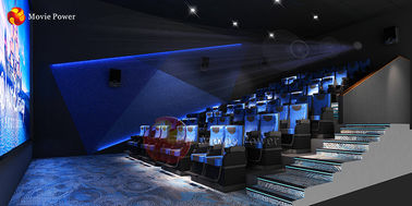 โครงการโรงละครธีมพาร์ค 5d Cinema Movie 6 Dof Electric Dynamic System