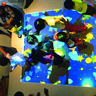 เกมสำหรับเด็กอุปกรณ์สนามเด็กเล่นในร่มระบบฉายภาพพื้น 3 มิติ
