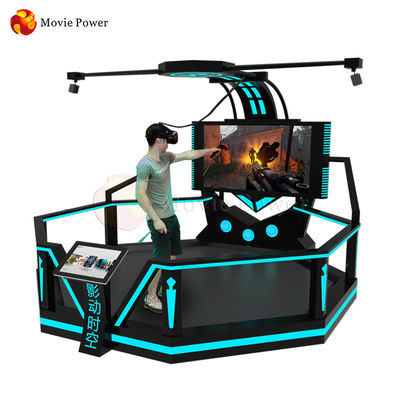 กีฬาความบันเทิงเครื่องเกมอิเล็กทรอนิกส์ 9d VR Shooting Simulator