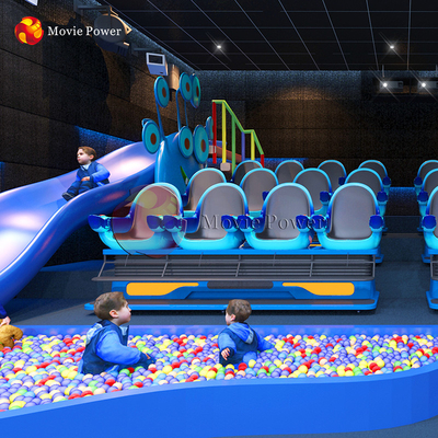 Kid Amusement Theater โรงภาพยนตร์ธีมมหาสมุทร 4d 5d 7d XD Cinema for Shopping Mall