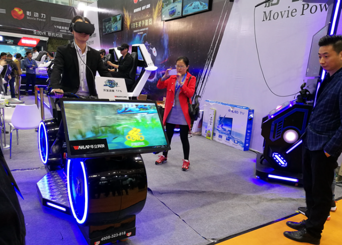 ข่าว บริษัท ล่าสุดเกี่ยวกับ Movie Power vr simulator เป็นที่นิยมมากที่สุดใน 2017 Asia Amusement &amp; Attractions Expo  3