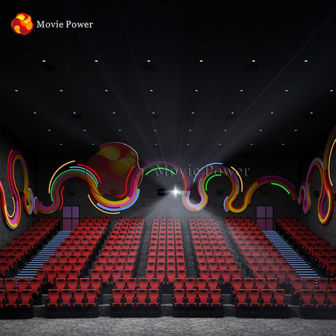 Theme Park 4D Motion Cinema Chairs 4D Movie Theater ใบรับรอง CE 0