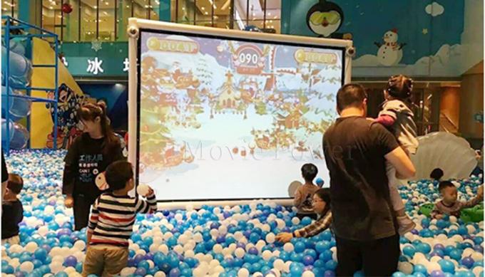 สนามเด็กเล่นในร่มสำหรับเด็กเสมือนจริงเวทย์มนตร์เกม Interactive Wall Wall Projection 0