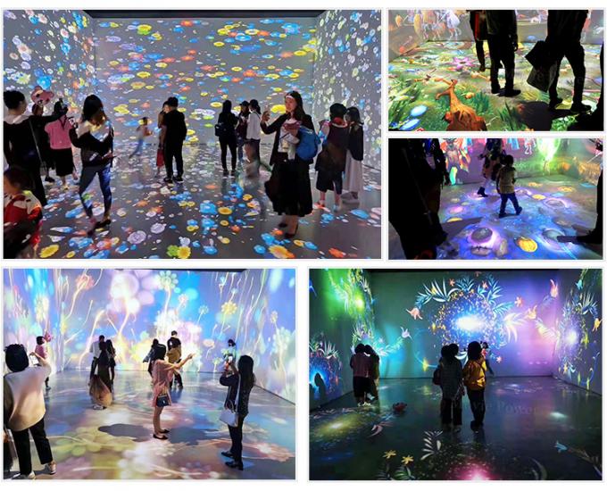 AR Interactive Wall Holographic Indoor Immersive Projector 16 เกม 0