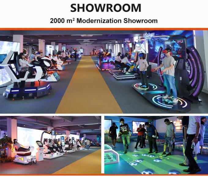 สวนสนุกผลิตภัณฑ์ 9d รถจักรยานยนต์รถ VR Racing Simulator เกม Machine 2