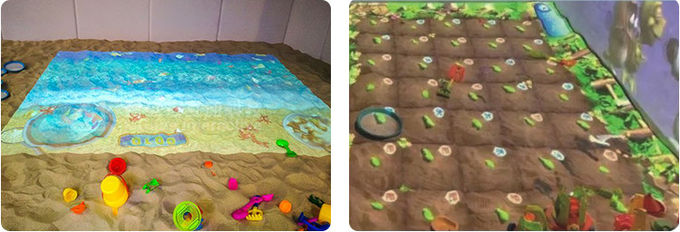 Multi Interactive Floor Games ระบบฉายภาพ Vr อุปกรณ์สนามเด็กเล่น 1