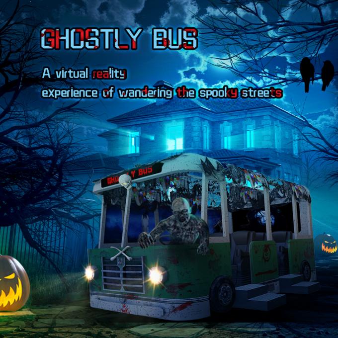 Vr Zombie Shooter ระบบจำลองความจริงเสมือน 9d VR Ghostly Bus 0
