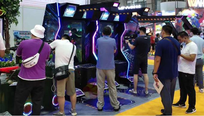Kids Park อุปกรณ์ห้องเกม VR ที่นั่งจำลองการแข่งรถแบบไดนามิก 1