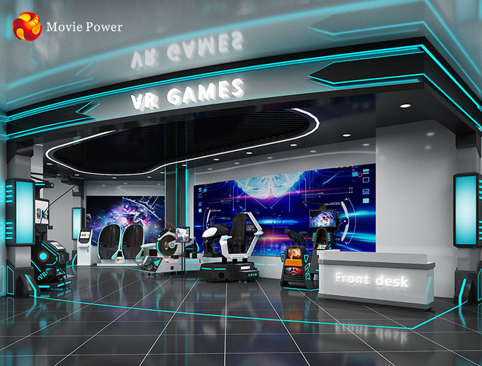 อุปกรณ์สวนสนุก VR เด็กเล่นโซน Virtual Reality Arcade Theme Park สนามเด็กเล่น 0