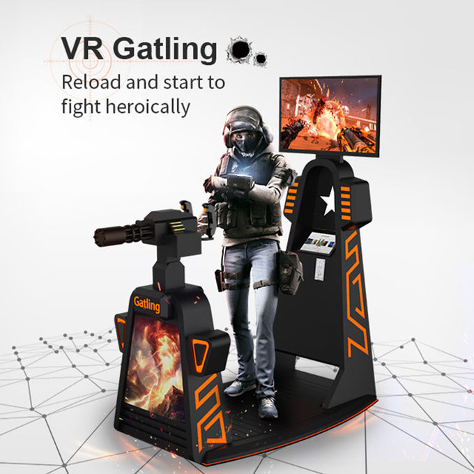 เครื่องเล่นเกมยิงปลา 9d VR ของพาณิชย์ เครื่องยิงปืน อุปกรณ์ความเป็นจริงจริง 0