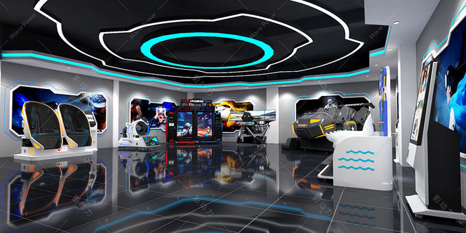 สวนสนุก 10-1000m2 9D VR พร้อมเครื่องเกมอาเขต Virtual Reality Experience Hall Zone 0