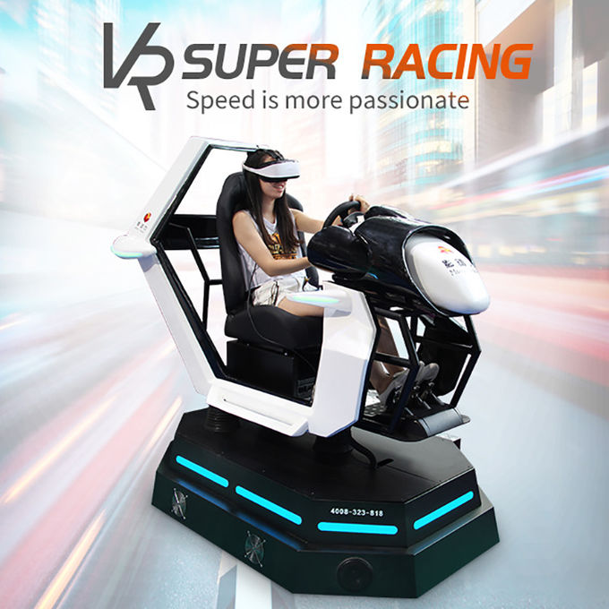 สวนสนุก Virtual Reality Machine Racing 9d Vr Car Driving Simulator 0
