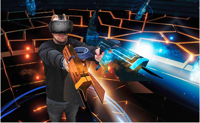 9d ผู้เล่น 1 คน VR Shooting Simulator เครื่องเกมอิเล็กทรอนิกส์ 0