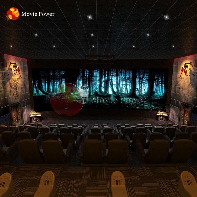 เอฟเฟกต์พิเศษ 5D Cinema 10 ที่นั่งธุรกิจระบบโรงละคร 4D 0