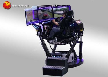 360 Degree Dynamic 9D VR Simulator 3 Screens Arcade Game Machines