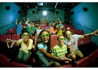 โรงละคร 4D สุดหรู Commercial 4D Immersive Cinema Cinema พร้อมเสียง 7.1 Sound Effect 3dof Electric Platform 4D Theater