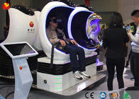 สีขาว 9d Virtual Reality Simulator 2 ที่นั่ง Vr Gaming Chair 2 Dof Motion Platform
