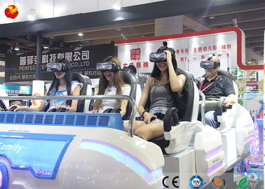 โรงภาพยนตร์ครอบครัว 9 D VR พร้อมหมวกนิรภัยหมุน 360 องศา