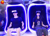 Magic 9D VR เครื่องจำลองไข่คู่ที่นั่ง VR Roller Coaster ความบันเทิงในร่ม