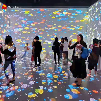 เครื่องหยอดเหรียญสำหรับเด็ก AR magic Interactive Floor Projector Game