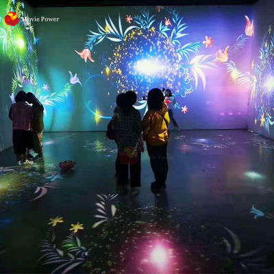 เด็กหยอดเหรียญเกม AR Magic Interactive Floor Projector สำหรับเด็ก