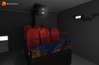 200 ที่นั่ง 7D Cinema Movie Power Interactive เกมปืนเครื่องจำลองระบบ