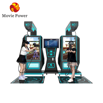 เวอร์ชัวร์เรียลลิตี้ Indoor 9d Vr Arcade Shooting Game Machine kat Vr Super 2 นักเล่นเครื่องจําลองปืน สําหรับศูนย์การค้า