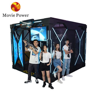 ไฟเบอร์กลาส VR โซมบี้เกมส์ 9d VR Shooting Simulator Virtual Reality Play Station