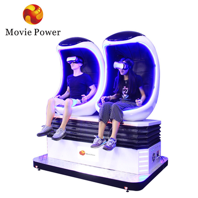 สวนสนุก Vr 9D Motion Simulator เกมปฏิสัมพันธ์ 9D Virtual Reality Egg Cinema