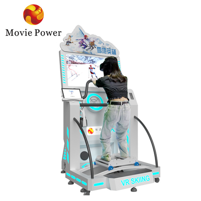 เครื่องจําลองสกีภายในห้องแบบไดนามิก 9d เครื่องจําลองสโนว์บอร์ดด้วยความเป็นจริงแบบเวอร์ชัวร์