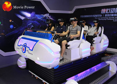 Virtual Reality Cinema Simulator 9D Ride Ride 6 ที่นั่งได้เงินมากขึ้น