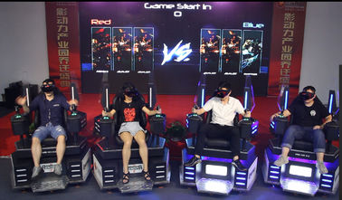 Coin Operated 9D VR เครื่องเกม VR Cinema สำหรับเกม Center 2-8 Players