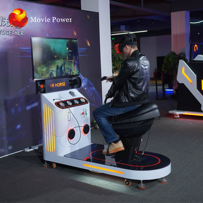 Interactive 9D VR Horse Riding, ขี่หนัง 9D VR เกม HTC Vive การแข่งม้าสำหรับเด็ก