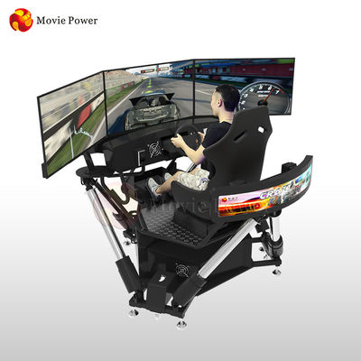 สวนสนุกรถ VR Racing Simulator ห้องนักบิน Virtual Reality Gaming Machine