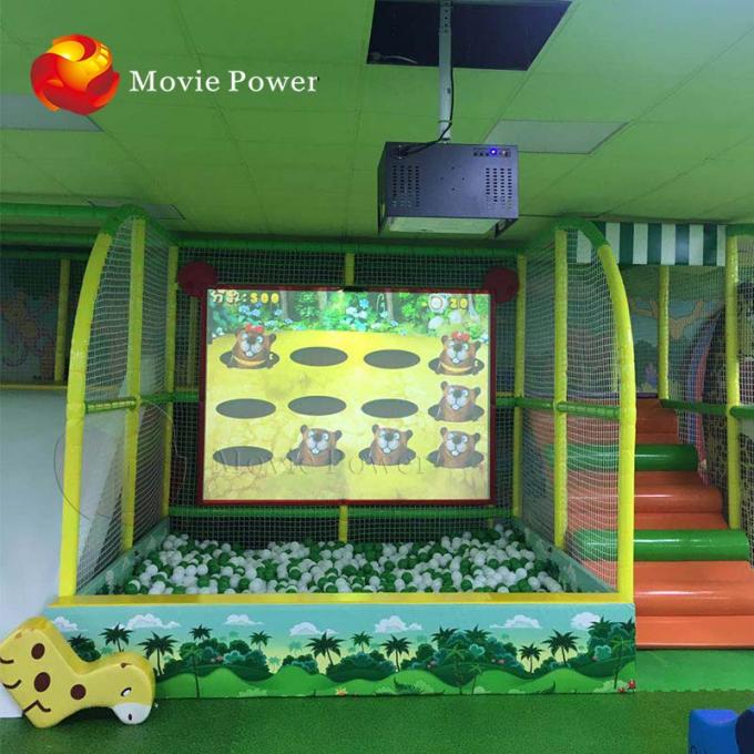 Magic 3d Interactive Floor Children ระบบฉายภาพผนังวิดีโอเกม 0
