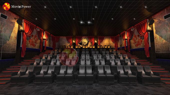 Haunted House Park Equipment 4d 5d 7d เก้าอี้โรงภาพยนตร์ 0