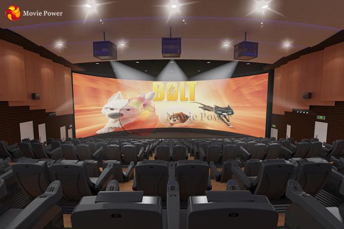 โรงภาพยนตร์มัลติฟังก์ชั่นตื่นเต้นเร้าใจที่นั่งโรงภาพยนตร์ 4D 0