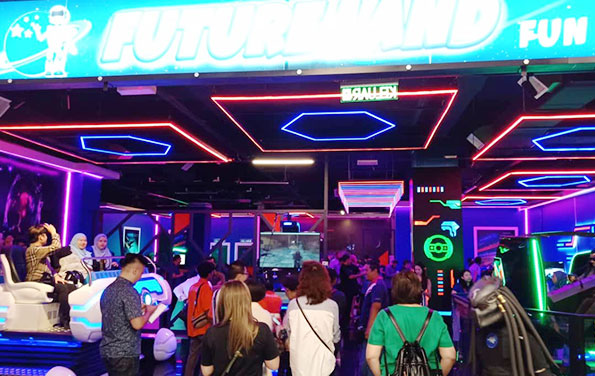 VR Chair Cinema Roller Coaster Amusement Park เครื่องเล่นเกม VR 1