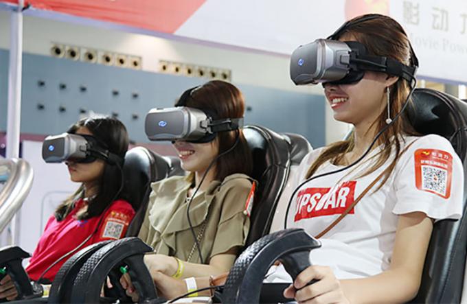 อุปกรณ์แนวคิดธุรกิจขนาดเล็ก 6 ที่นั่ง Family 9d Virtual Reality Cinema Machine Simulator 2