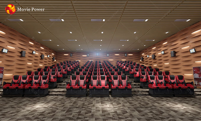 โรงภาพยนตร์ 3 มิติเสมือนจริง 5d เก้าอี้โรงหนังไฟฟ้า 0